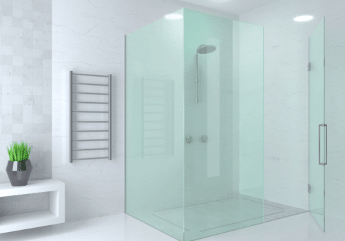 Glass Shower Bathroom Remodel Idea