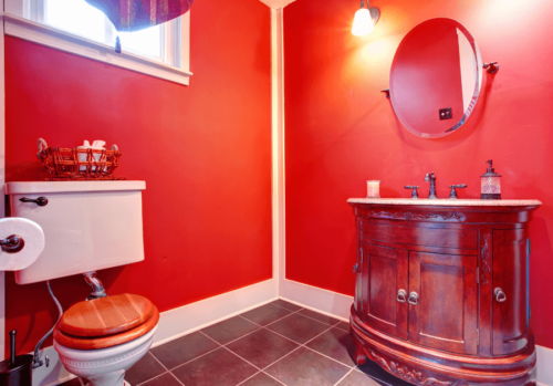 Antique Vanity Bathroom Remodel Example