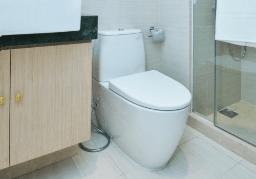 Photo of new toilet that increases home value