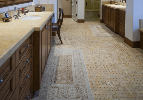 Photo of New tile floor