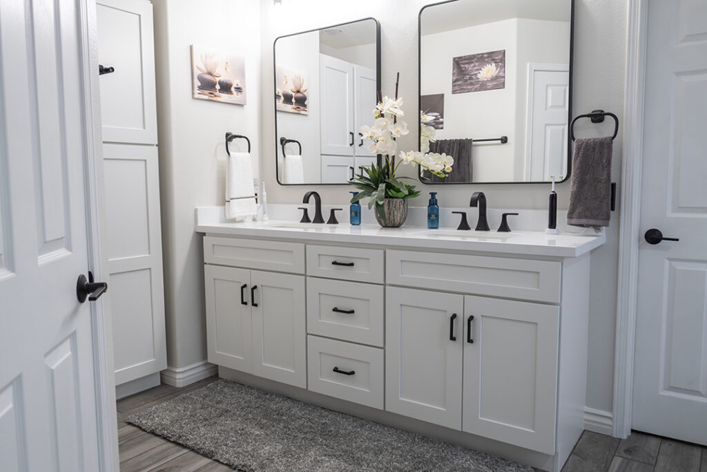 Bathroom remodel vanity 