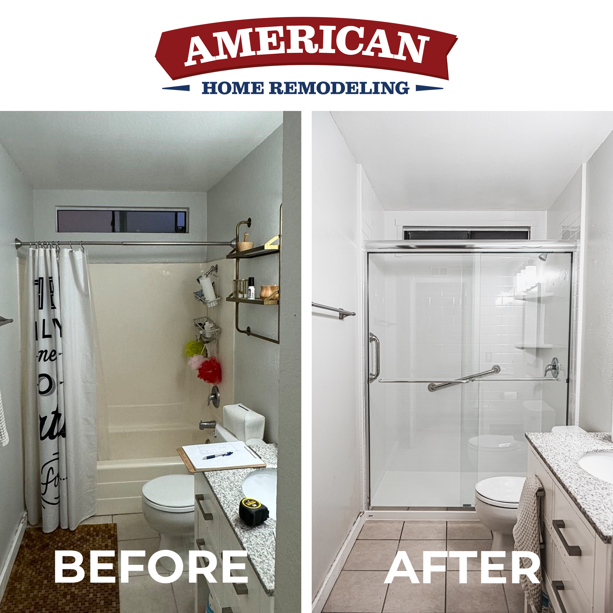 Anaheim's 5 Star Stunning Tub-To-Shower Conversion