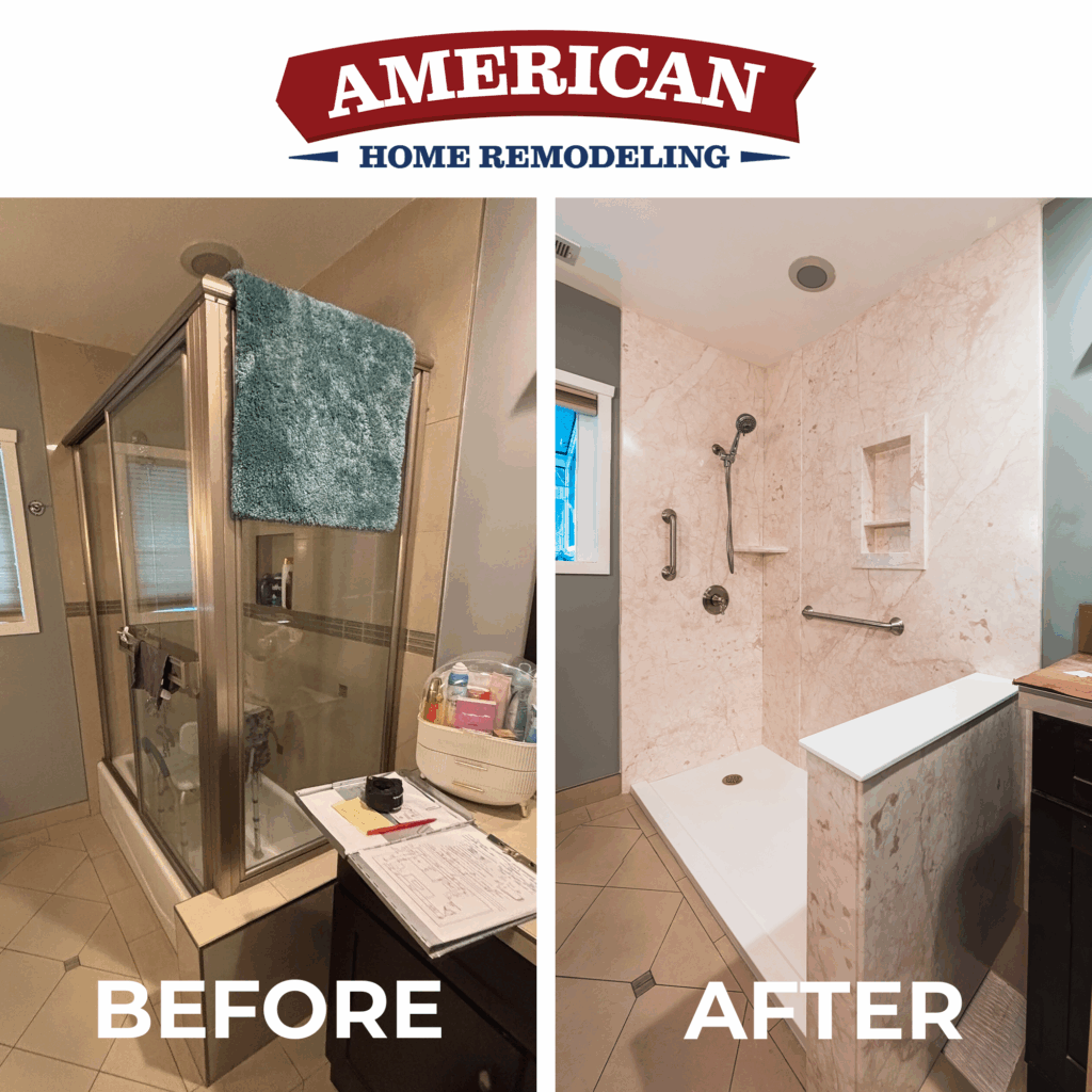 Perfectly installed bathroom remodel