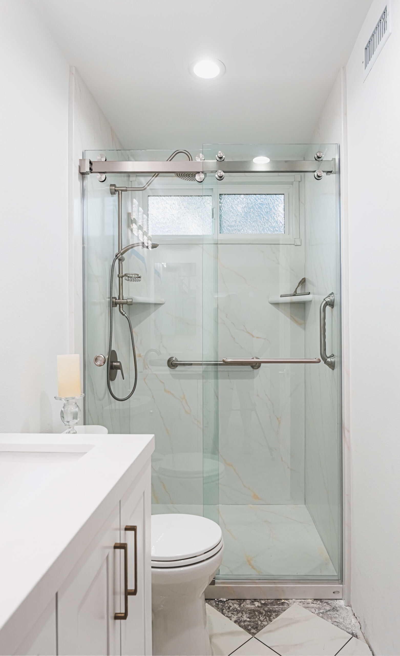 Bathroom Remodel with Walk-in Shower